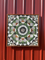 Amish Handmade Barn Quilt Wall Art – Reclaimed Barn Wood – 30.5” x 30.5”
