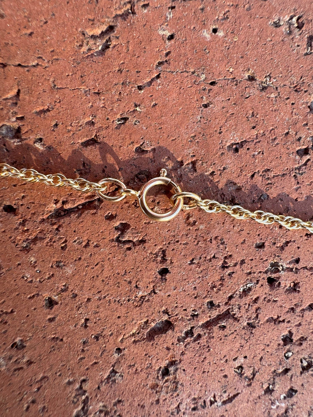 Handmade Gold Filled Over Sterling Silver & Sonoran Mountain Turquoise Inlay Pendant Necklace 18"