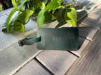Personalized Sewn Leather Luggage Tag
