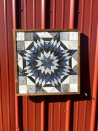 Amish Handmade Barn Quilt Wall Art – Reclaimed Barn Wood – 20.75” x 20.75”