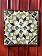 Amish Handmade Barn Quilt Wall Art – Reclaimed Barn Wood – 30.5” x 30.5”