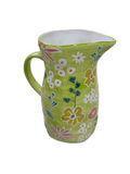 Primavera Handpainted Stoneware Pitcher - Che Cose Belle