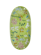 Primavera Handpainted Stoneware Oval Tray - Che Cose Belle