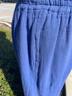 Deloris Pants 100% Cotton Gauze- With Pockets!