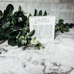 Here Comes Amazon Sign Wooden Block Porch Decor Funny Delivery Gift Home Accent Sign