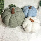 Plush Pumpkin Pillow Decorative Throw Handmade Fall Pumpkin Cuddle Cushion