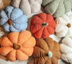 Plush Pumpkin Pillow Decorative Throw Handmade Fall Pumpkin Cuddle Cushion