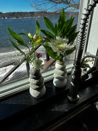 Cairn Vase – Handcrafted from Naturally Tumbled Beach Stones