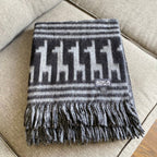 Alpaca Wool Throw Blanket - Alpaca Design