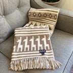 Alpaca Wool Throw Blanket - Alpaca Design