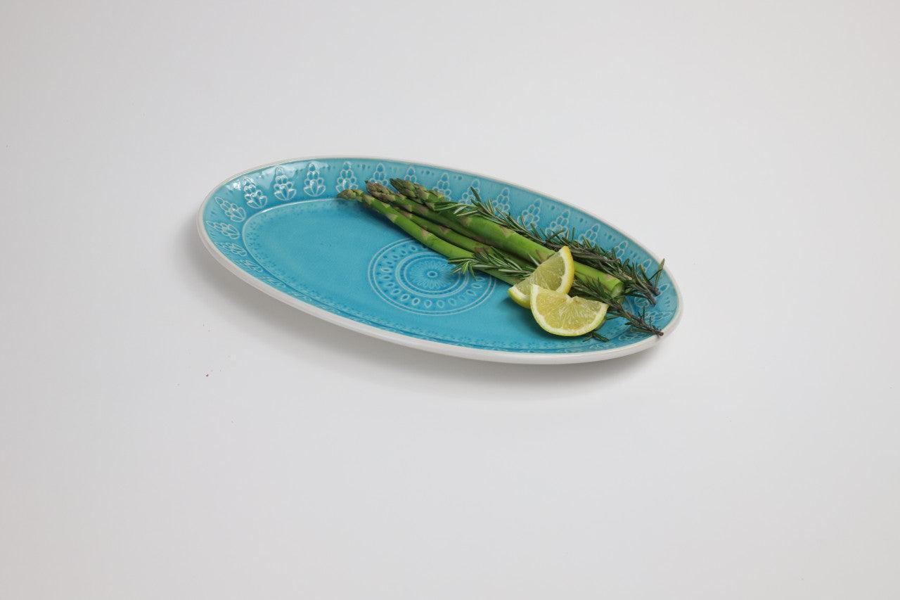 Fez Stoneware Oval Serving Platter - Che Cose Belle