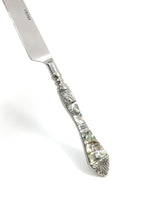 Vibhsa Stainless Steel Flatware set of 20 with Seawork Handle