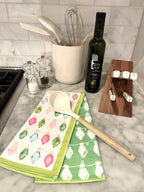 Holiday Lights Double-Sided Tea Towel