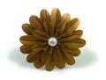 Vibhsa Golden Floral Set of 4 Napkin Rings