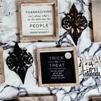Double-Sided Halloween To Thanksgiving Reversible Porch Sign 2-in-1 Fall Decor
