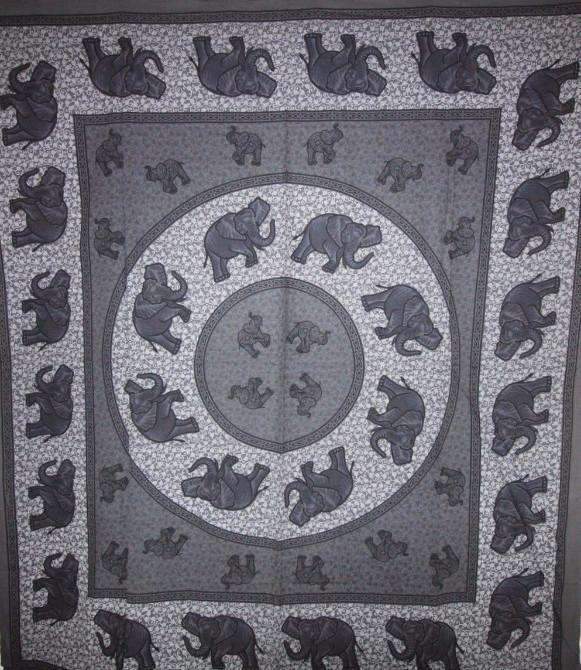 Elephant Mandala Tapestry Wall Hanging Boho Dorm Decor