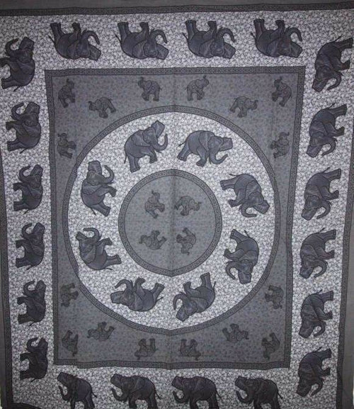 Elephant Mandala Tapestry Wall Hanging Boho Dorm Decor