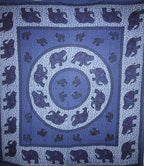 Elephant Mandala Tapestry Wall Hanging Boho Dorm Decor
