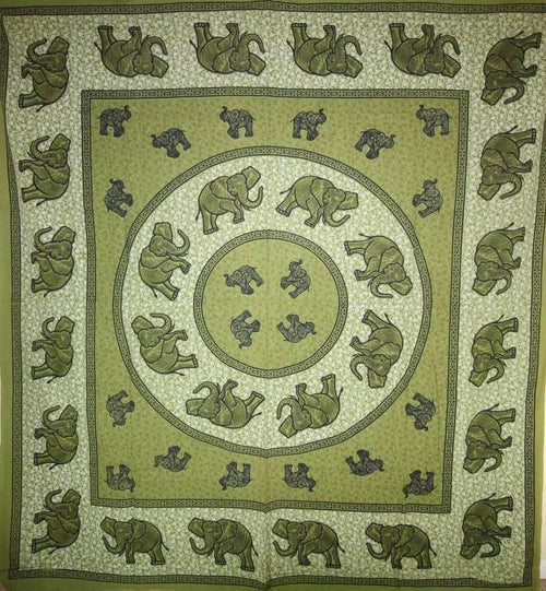 Elephant Mandala Tapestry Wall Hanging Boho Dorm Decor