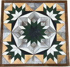 Amish Handmade Barn Quilt Wall Art – Reclaimed Barn Wood – 20.75” x 20.75”