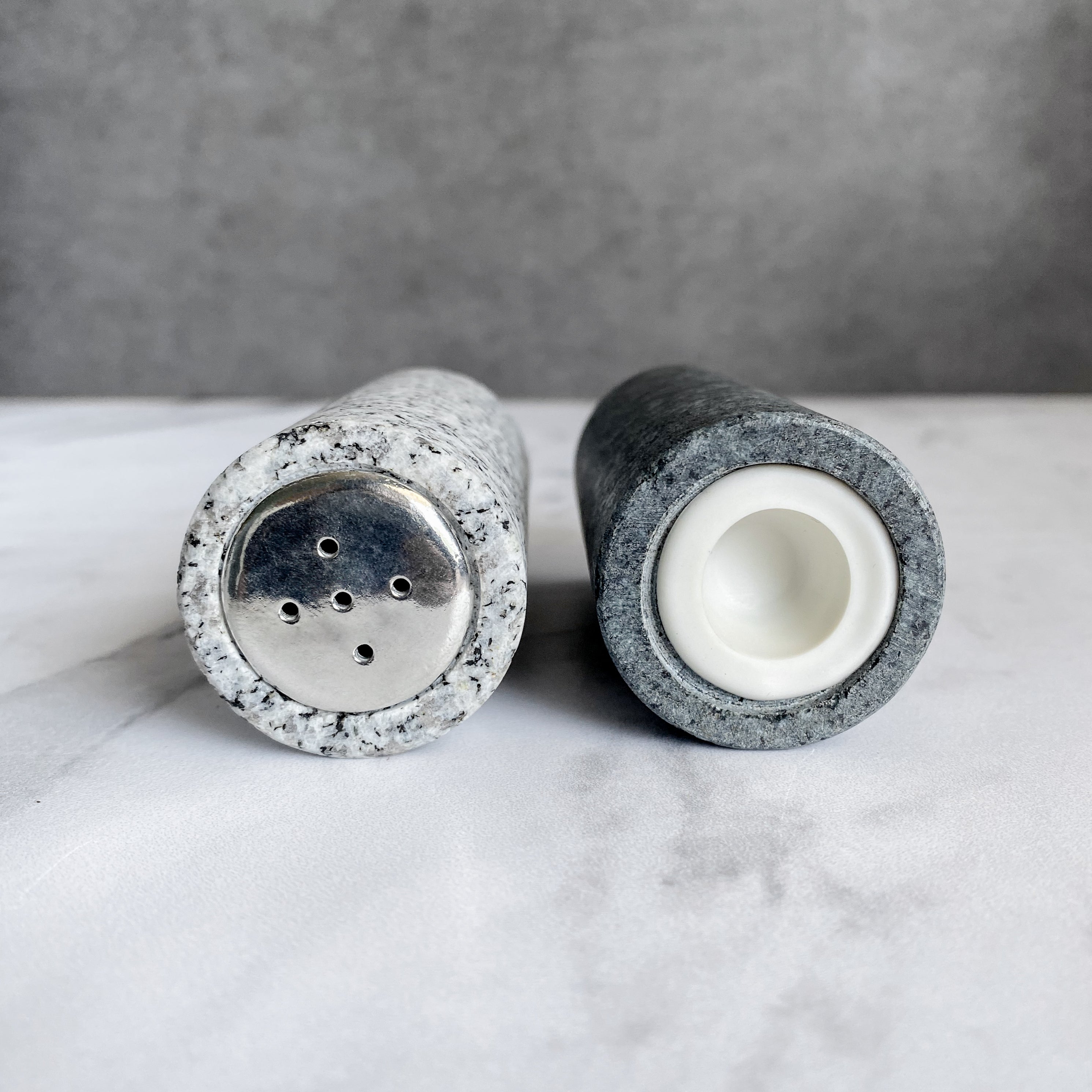 Granite Salt & Pepper Shakers