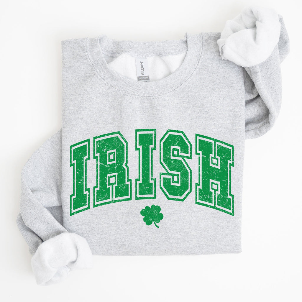 Irish, Retro Collegiate, St Patrick's Day Sweatshirt