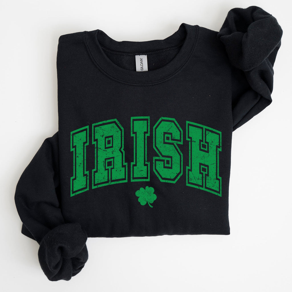 Irish, Retro Collegiate, St Patrick's Day Sweatshirt
