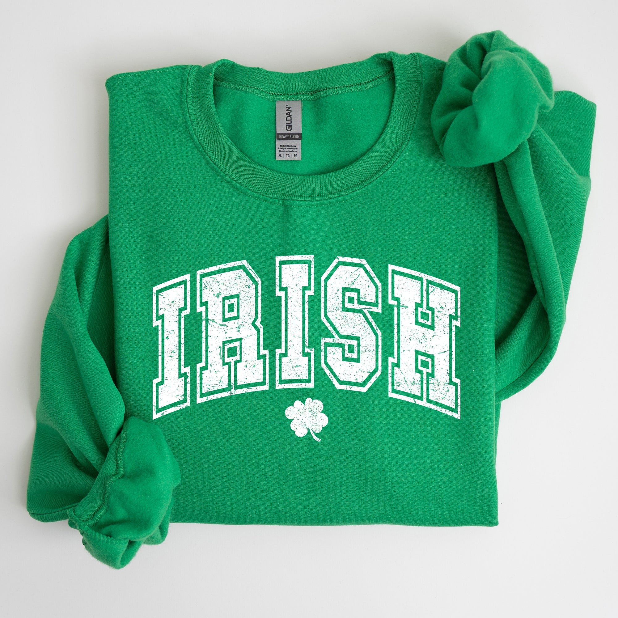 Irish, Retro Collegiate, St Patrick's Day Sweatshirt