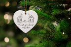 Friendship Ornaments - I Wish You Lived Next Door Heart Gift