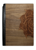 Wooden Journal / Planner | Yoga Mandala Inlay