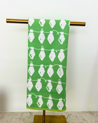 Holiday Lights Double-Sided Tea Towel