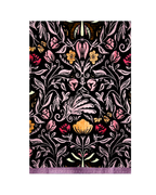 Midnight Garden Double-Sided Tea Towel