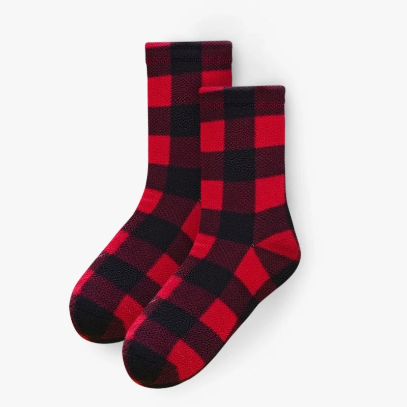 Polar Feet Fleece Socks - Lumberjack