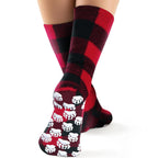 Polar Feet SUPER STRETCHY Fleece Socks - Lumberjack