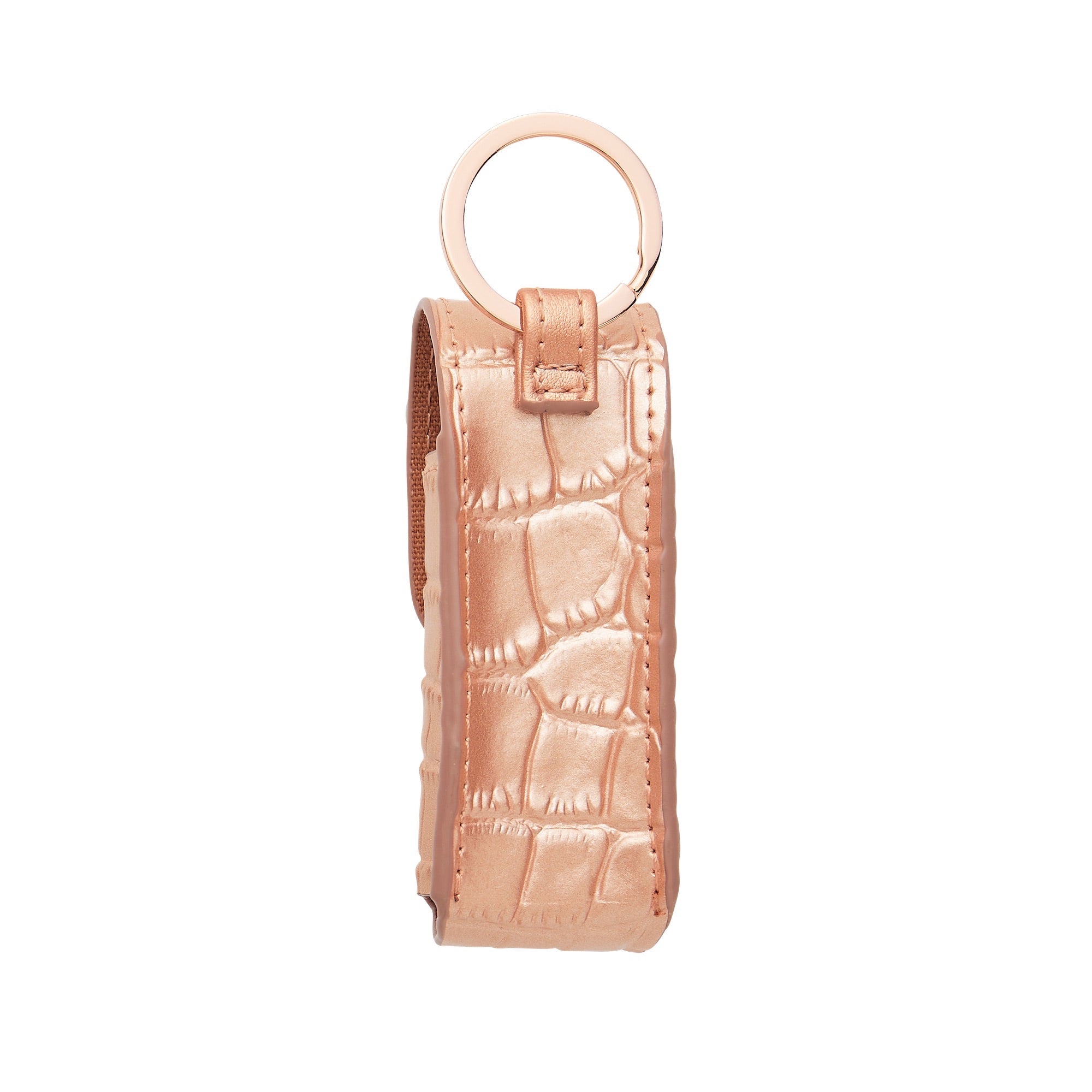 The Smooch Lipstick Holder — Rose Gold Croc