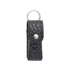 The Smooch Lipstick Holder — Black Croc