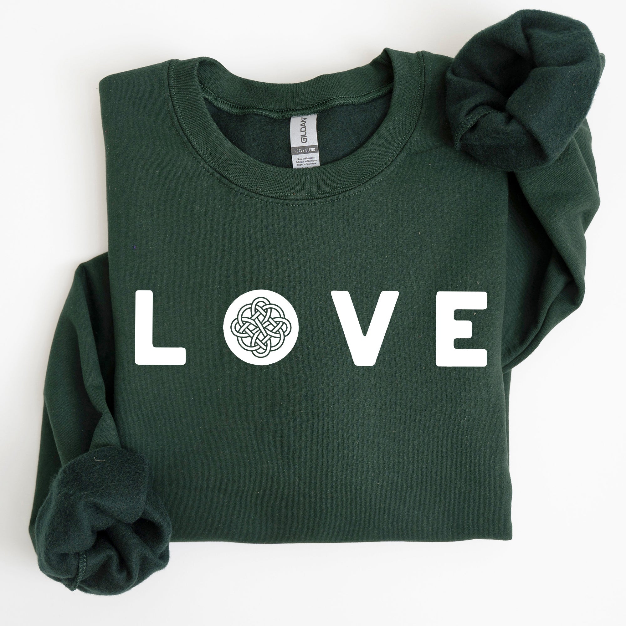 Love, Celtic, Ireland, St Patrick's Day Sweatshirt