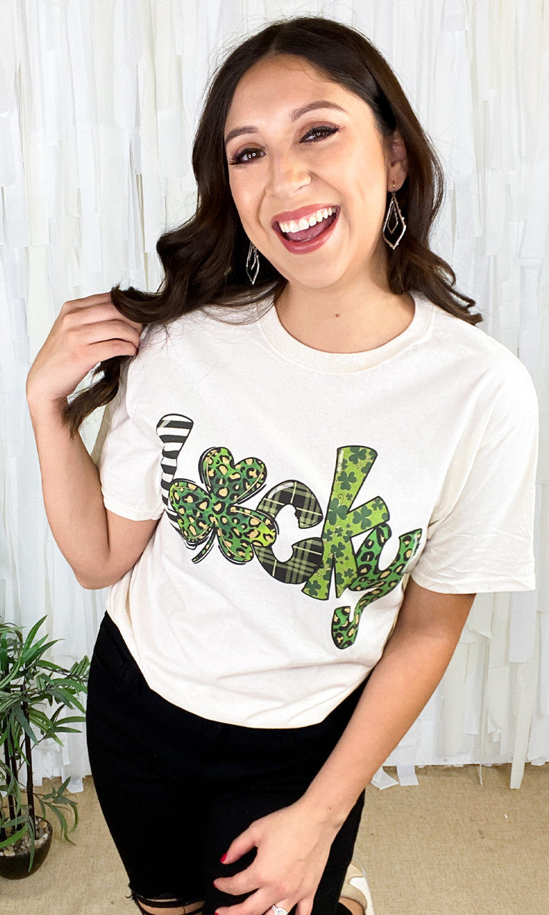 Lucky Pattern T-Shirt