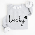 Lucky, Shamrock, St Patrick's Day Sweatshirt