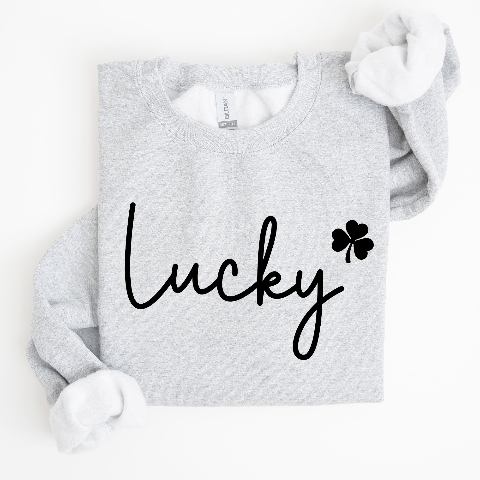Lucky, Shamrock, St Patrick's Day Sweatshirt