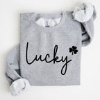 Lucky, Shamrock, St Patrick's Day Sweatshirt