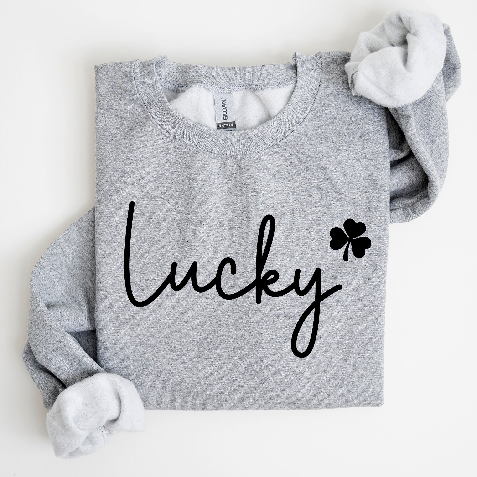 Lucky, Shamrock, St Patrick's Day Sweatshirt