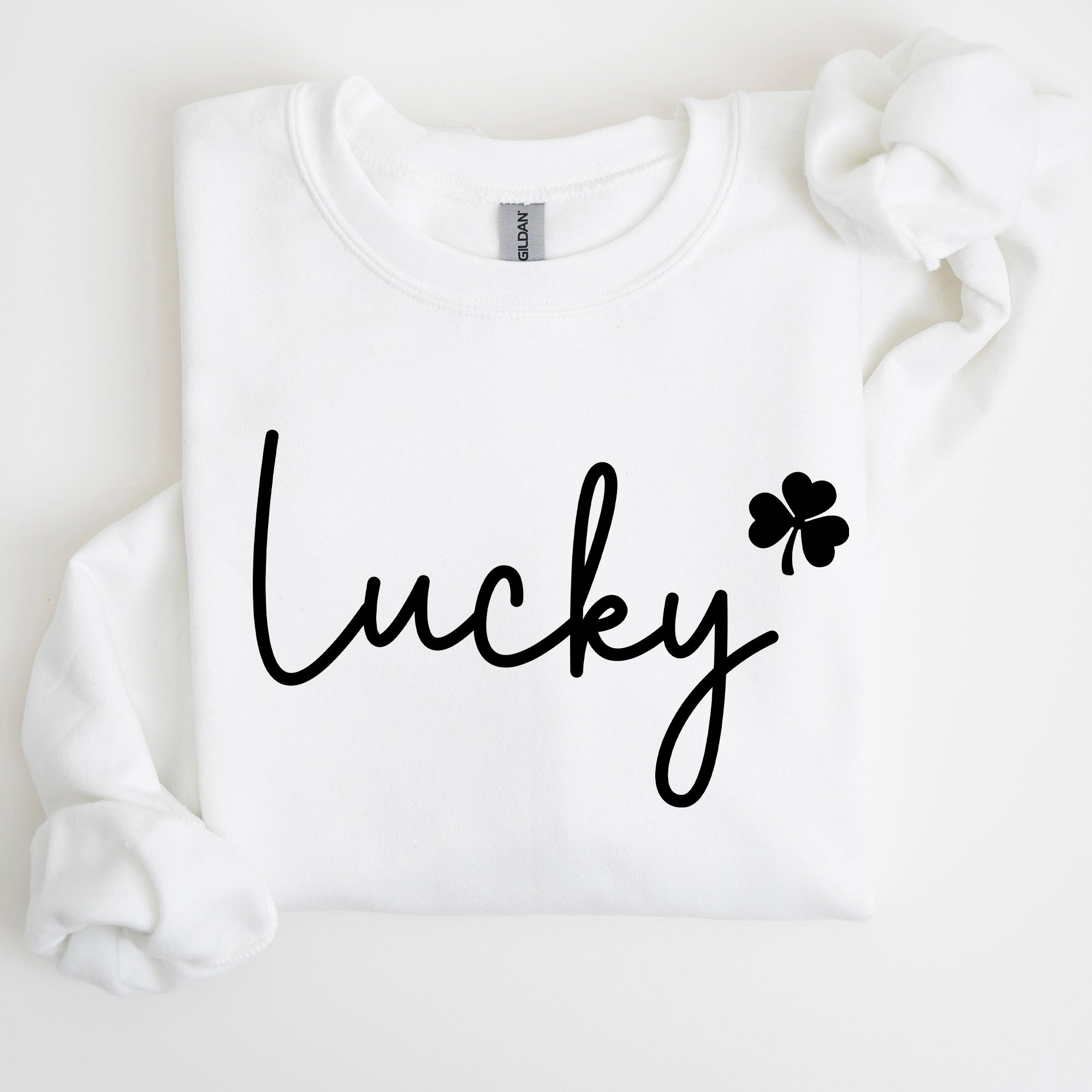 Lucky, Shamrock, St Patrick's Day Sweatshirt