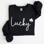 Lucky, Shamrock, St Patrick's Day Sweatshirt