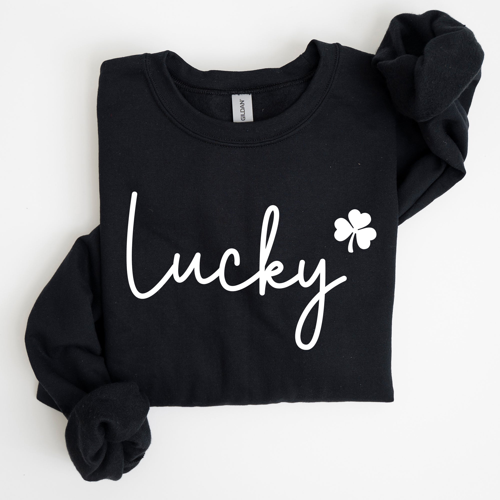 Lucky, Shamrock, St Patrick's Day Sweatshirt