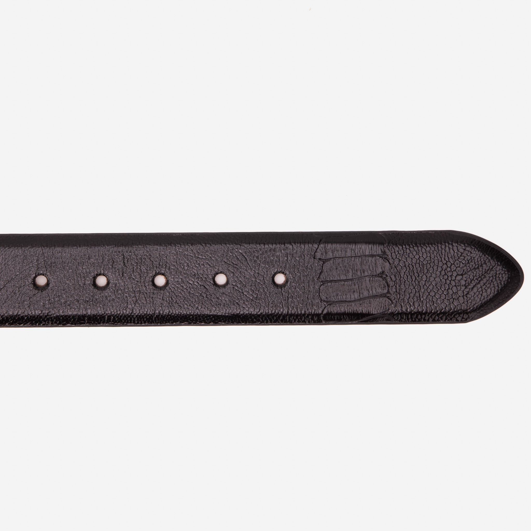 The Bangkok Black  Calfskin Belt