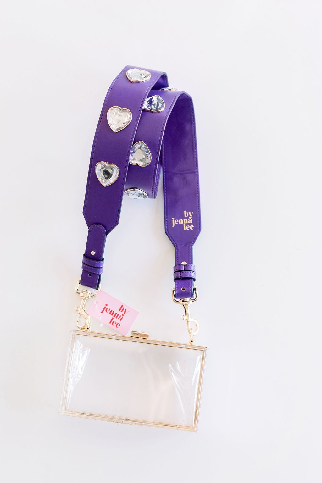Crystal Heart Purse Strap - Che Cose Belle