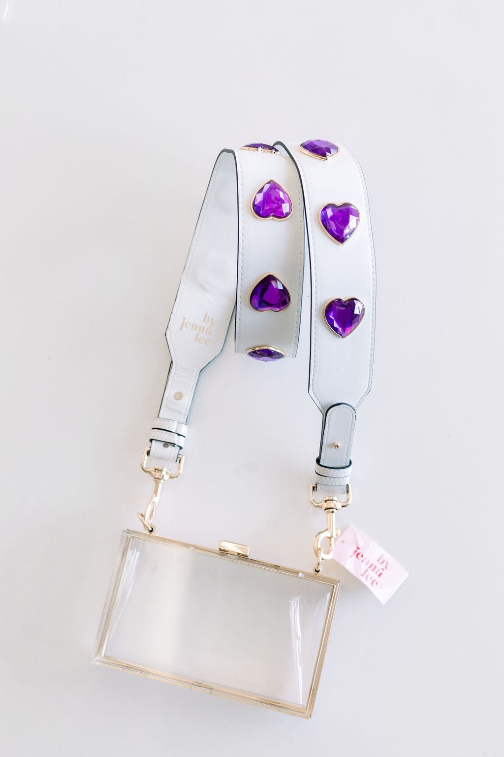 Crystal Heart Purse Strap - Che Cose Belle