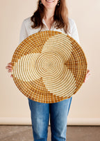 Maua Banana Bark Wall Basket