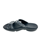 Sovella Active Recovery Sandals Women's PF Slide Black/Leopard